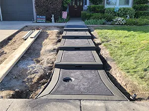 RMR Construction & Remodeling Concrete Walkways Custom Concrete work Whole Yard Landscaping Landscape Construction Roseville Sacramento CA