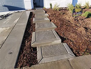 RMR Construction & Remodeling Concrete Walkways Custom Concrete work Whole Yard Landscaping Landscape Construction Roseville Sacramento CA